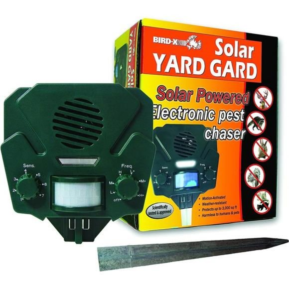 Solar Yard Gard Electronic Animal Repeller  with Ultrasonic Sound-Waves - Picture 1 of 6
